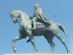 corse en camping-car - Ajaccio - statue de Napoléon
